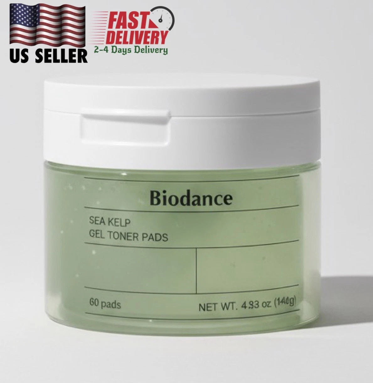 BIODANCE Sea Kelp Gel Toner Pads 60EA – Moisturizing Nourishing Korean Skincare