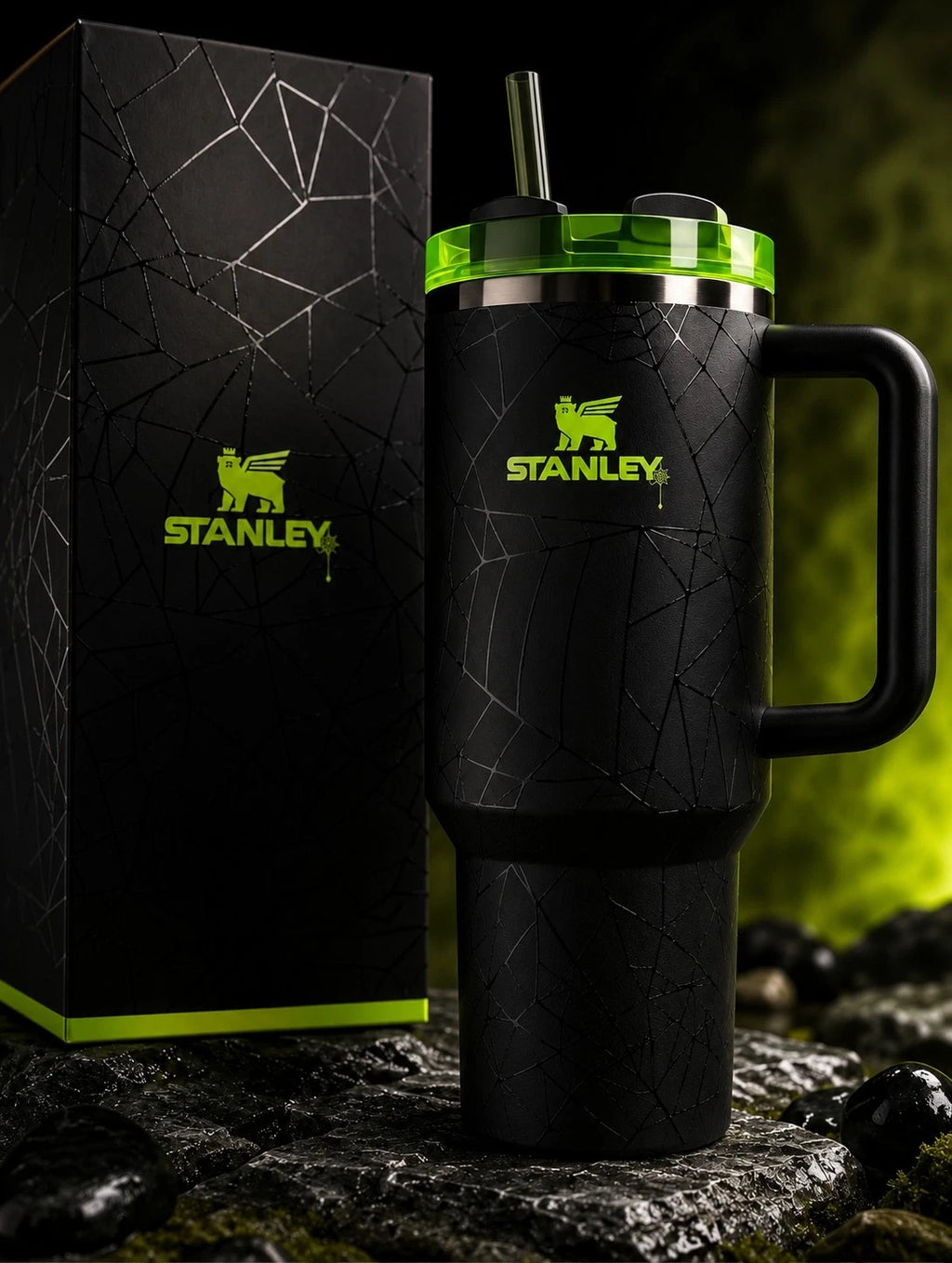 Stanley Halloween Web Glow H2.0 40oz Tumbler Limited Edition New
