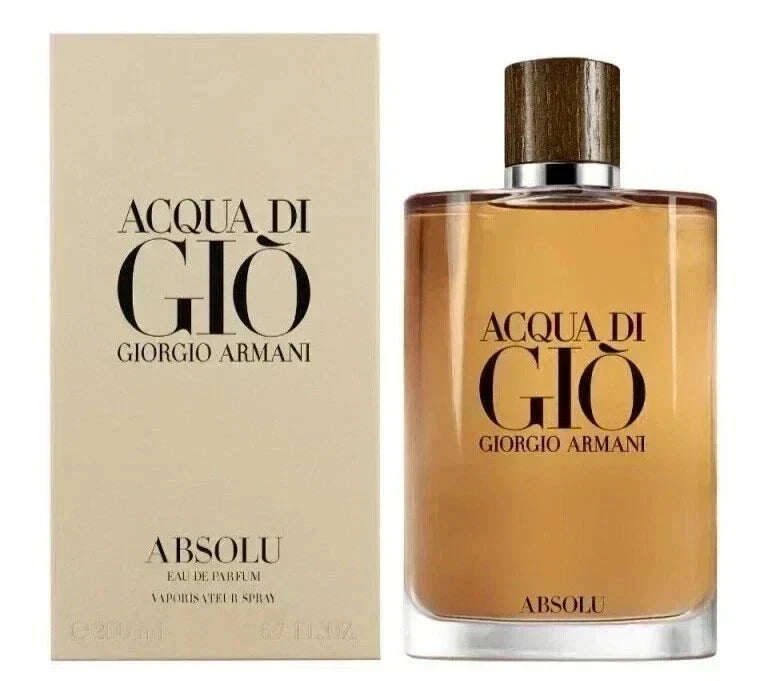 Giorgio Armani Acqua di Giò Absolu Eau de Parfum 6.7 oz / 200 ml – Men’s Fragrance