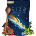 RŸZE Mushroom Hot Cocoa Sleep Powder with Melatonin & Reishi – 20 Servings