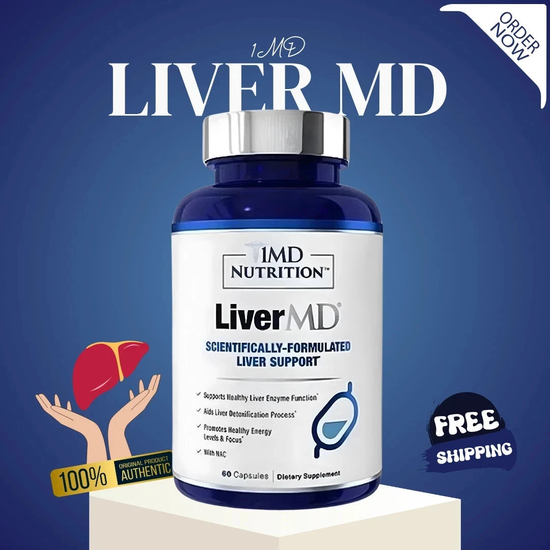 1MD Nutrition LiverMD – Liver Support with Milk Thistle
