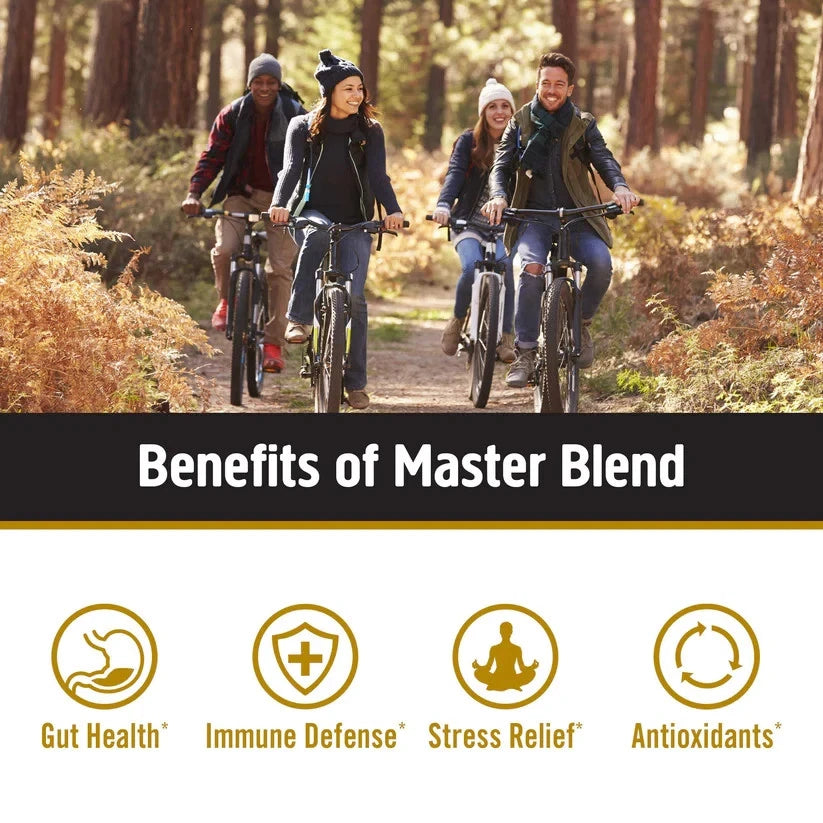 OM Mushroom Superfood Master Blend – Organic Mushroom Powder – 80 Servings