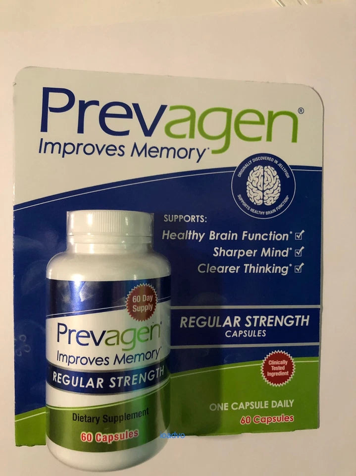 Prevagen Regular Strength 10mg Memory Support Capsules 30 or 60 Count
