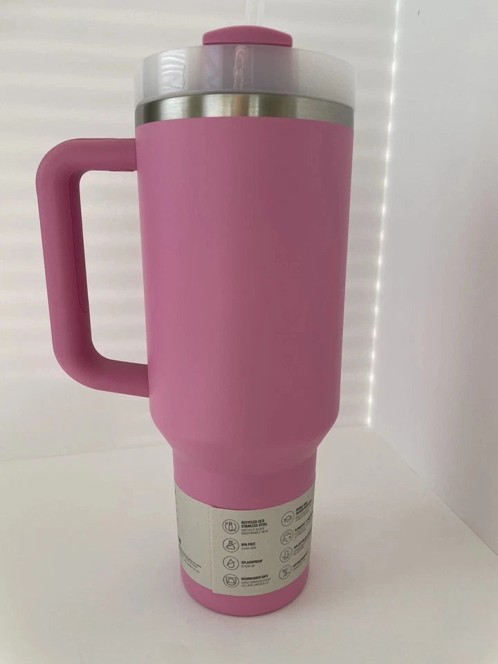 Stanley Quencher H2.0 FlowState 40oz Tumbler – Pink Peony