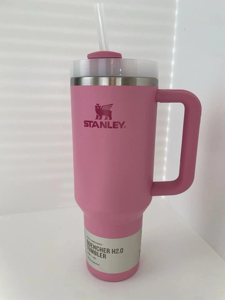 Stanley Quencher H2.0 FlowState 40oz Tumbler – Pink Peony