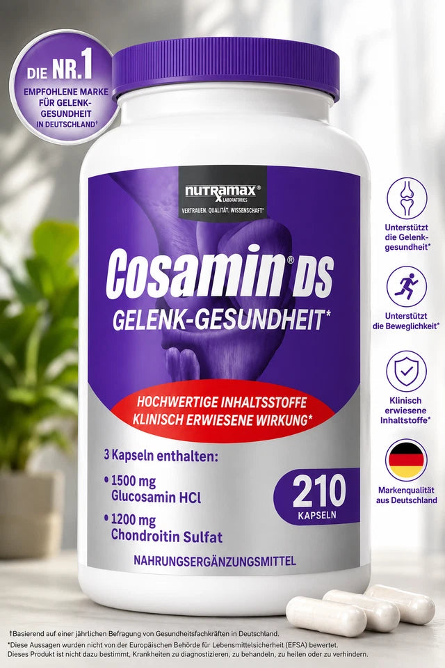 Cosamine DS Joint Health Glucosamine & Chondroitin 210 Capsules EXP 06/2028