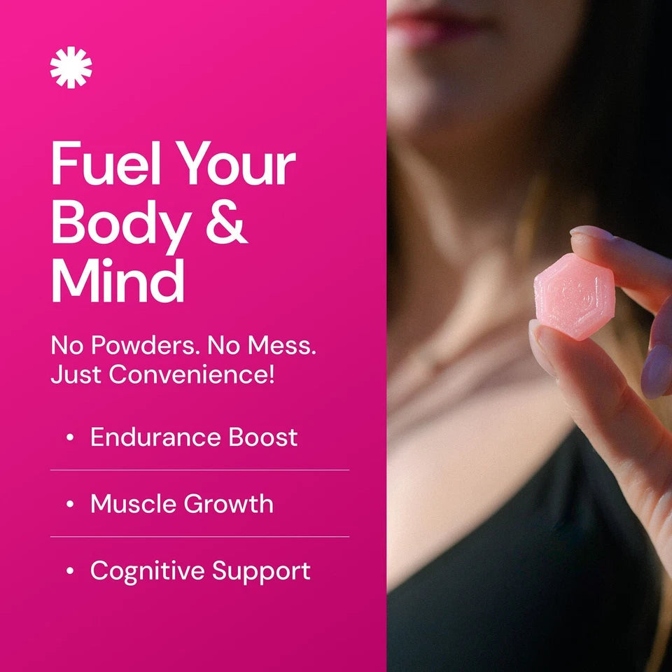 Creatine Monohydrate Gummies – Watermelon Flavor – 90 Gummies