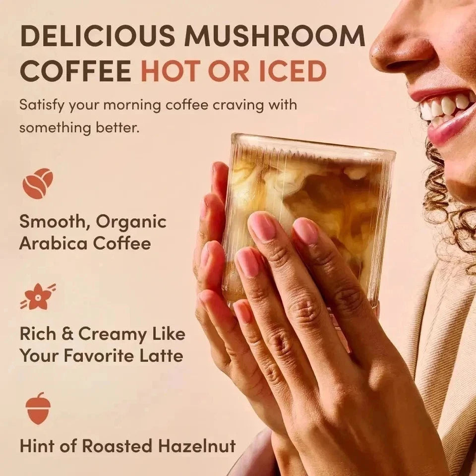 NEW RYZE Mushroom Coffee Gut Health Supplement 30 Servings