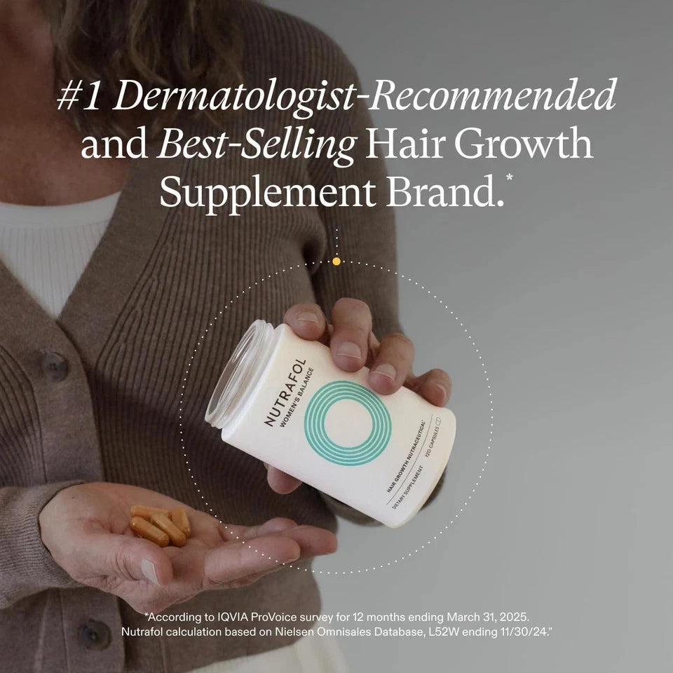 Nutrafol Women's Balance Hair Growth Supplement 120 Capsules