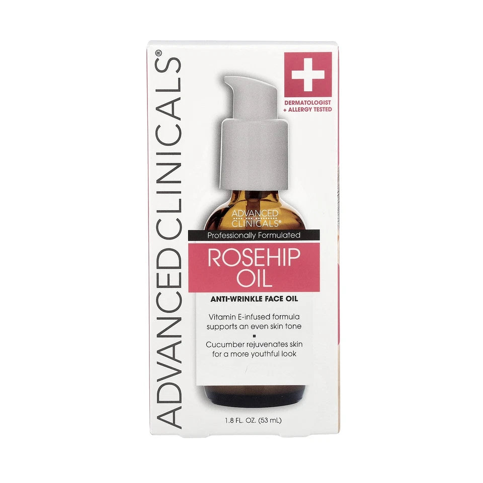 Rosehip Oil 1.8 fl oz 53ml Facial Skin & Hair Care Moisturizing Oil