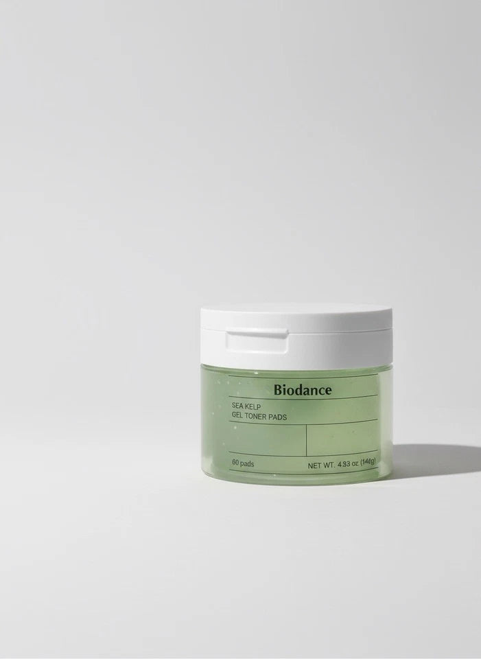 BIODANCE Sea Kelp Gel Toner Pads 60EA – Moisturizing Nourishing Korean Skincare