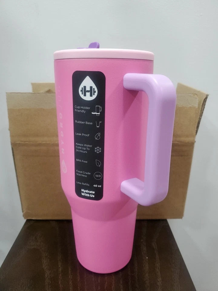 HydroJug Traveler 40 oz Pink Sugar