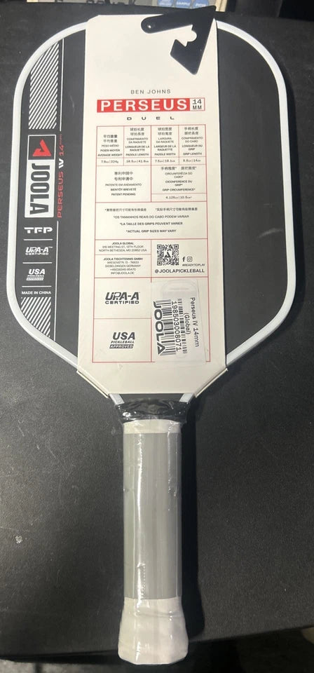 JOOLA Ben Johns Perseus Pro IV 14mm Pickleball Paddle – NFC & Hologram