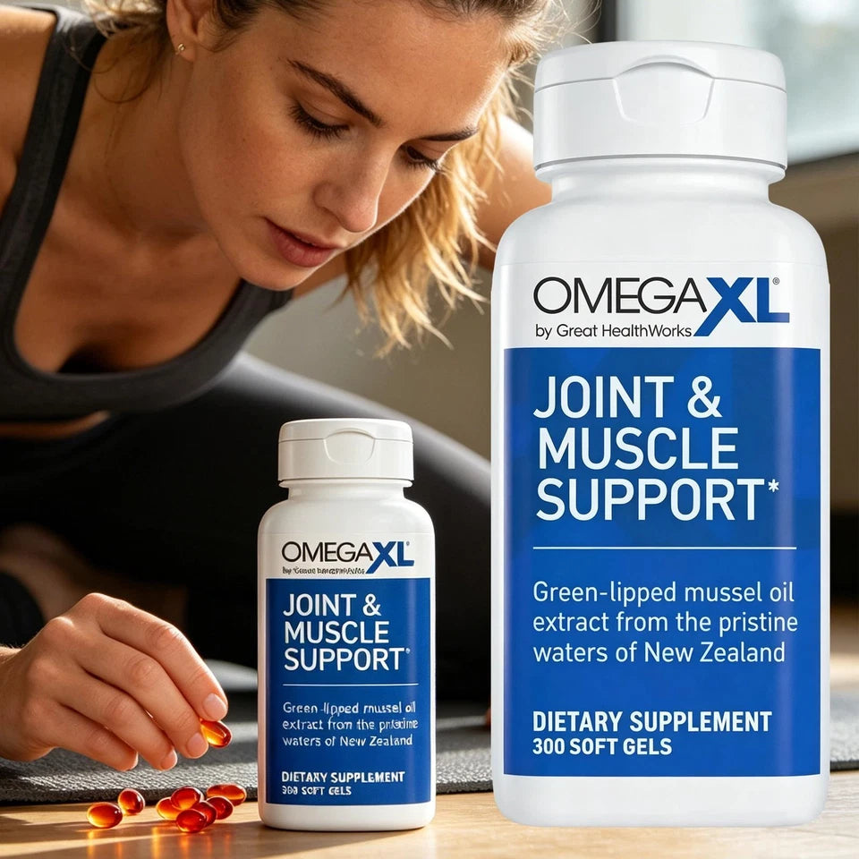 Omega XL 300 Capsules Green Lipped Mussel Joint & Muscle Support Supplement