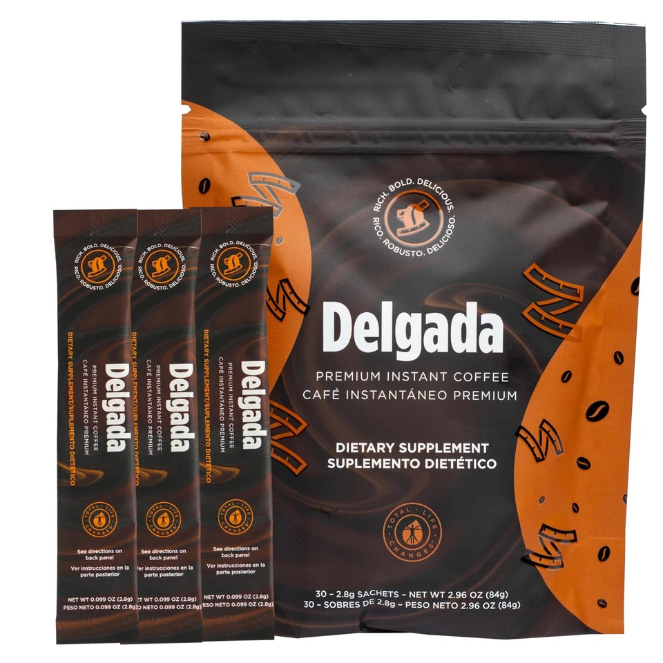 Delgada Instant Coffee with Garcinia Cambogia – 28 Count
