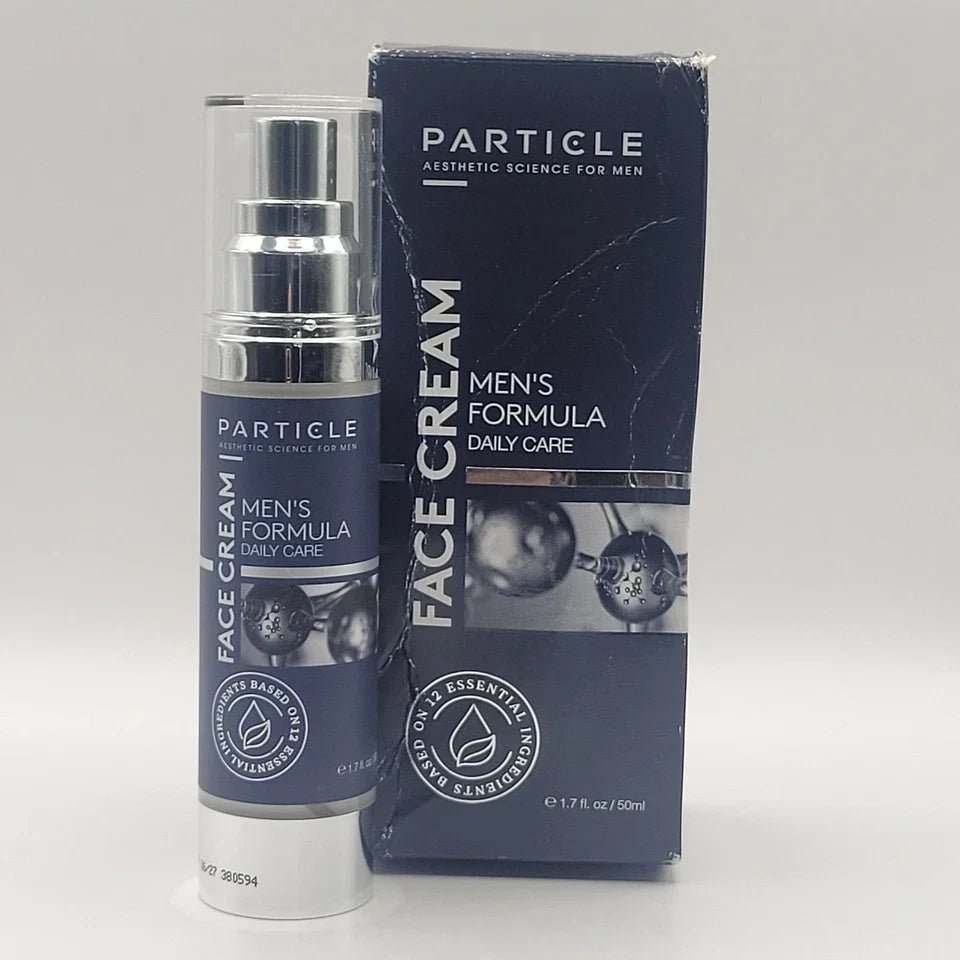 PARTICLE Men's Face Cream – Men's Formula Daily Care – 1.7 fl oz / 50ml