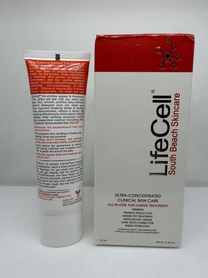 LifeCell South Beach All-In-One Anti-Aging Treatment 2.54 oz