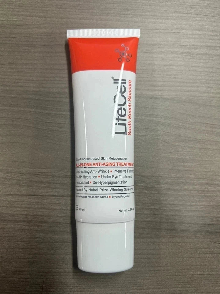 LifeCell South Beach All-In-One Anti-Aging Treatment 2.54 oz New