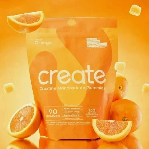 Creatine Monohydrate Gummies – Orange, 90 Count