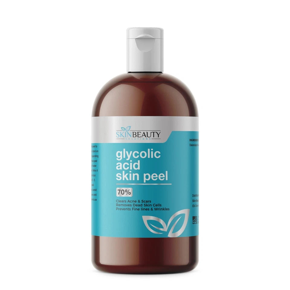 Glycolic Acid Cosmetic Peel Unbuffered Exfoliating Skin Care Solution